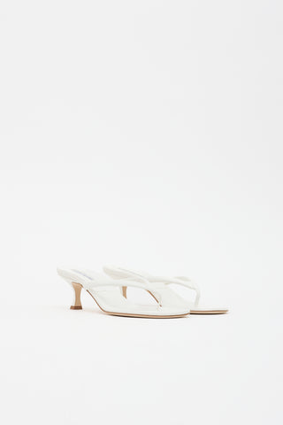 Manolo Blahnik Leather Paterno Sandal
