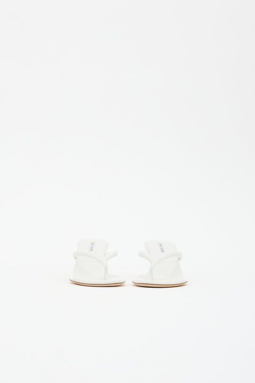 Manolo Blahnik Leather Paterno Sandal