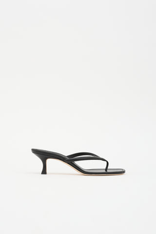 Manolo Blahnik Leather Paterno Sandal