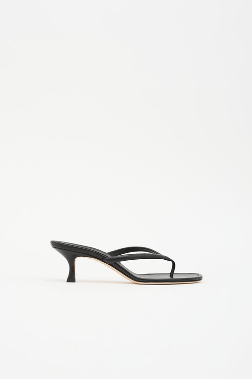 Manolo Blahnik Leather Paterno Sandal