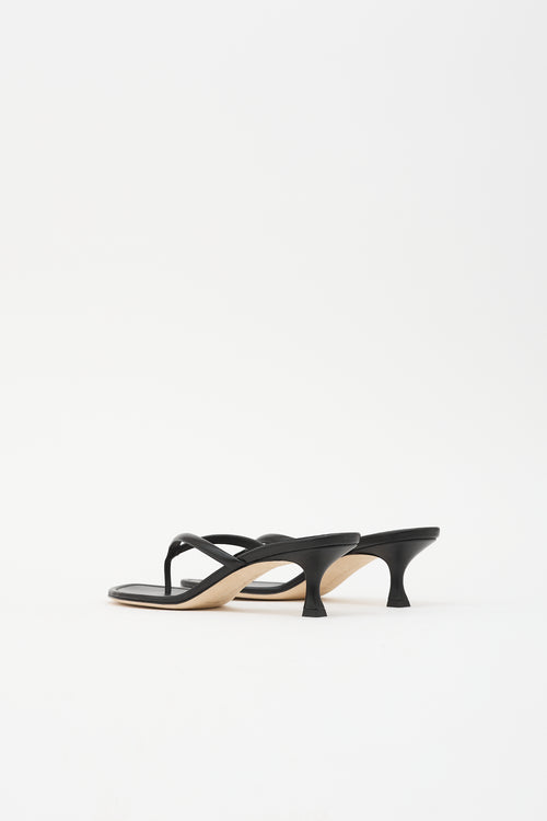 Manolo Blahnik Leather Paterno Sandal