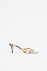 Manolo Blahnik Strappy Mule
