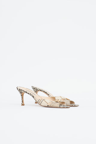 Manolo Blahnik Strappy Mule