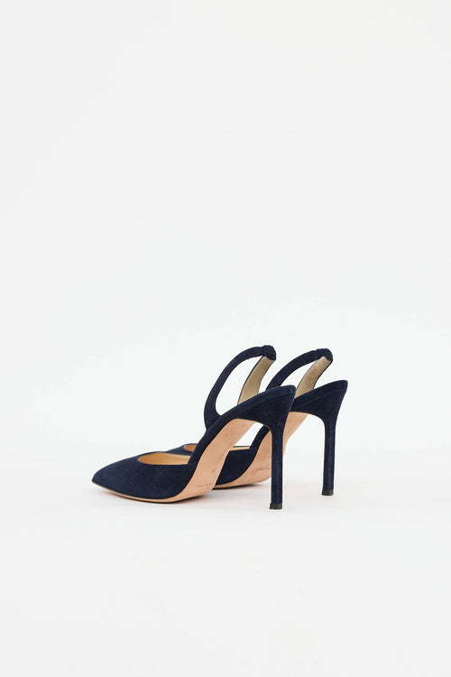 Manolo BlahnikSuede Slingback Pump