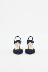 Manolo BlahnikSuede Slingback Pump