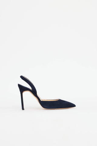 Manolo BlahnikSuede Slingback Pump