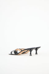 Manolo Blahnik Patent Leather Callamu Mule