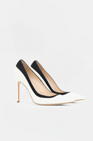 Manolo Blahnik Patent Trimmed Pump