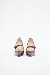 Manolo Blahnik Patent Camparinew Pump