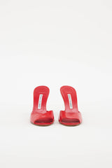 Manolo Blahnik Patent Lucite Pump