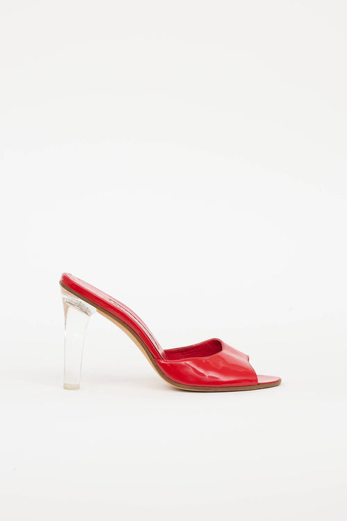 Manolo Blahnik Patent Lucite Pump