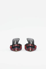 Manolo Blahnik Plaid Maysale Mule