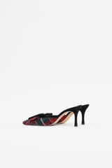 Manolo Blahnik Plaid Maysale Mule