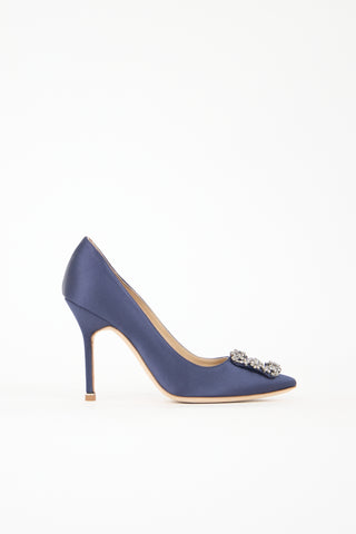 Marcello Fantoni Manolo Blahnik Hangisi 105 Escarpins En Satin