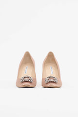 Manolo Blahnik Satin Hangisi Pump