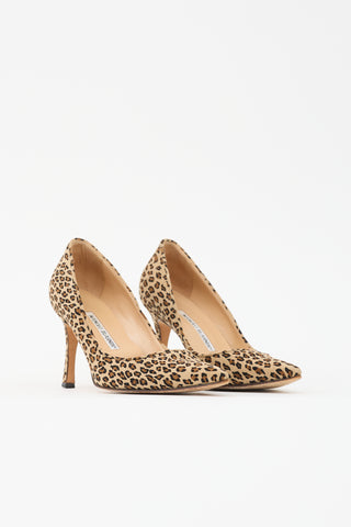 Manolo Blahnik Suede BB Pump