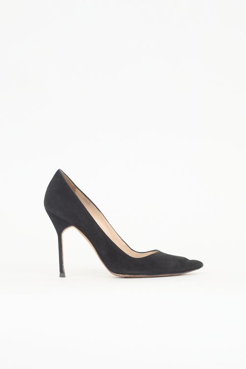 Manolo Blahnik Suede BB Pump