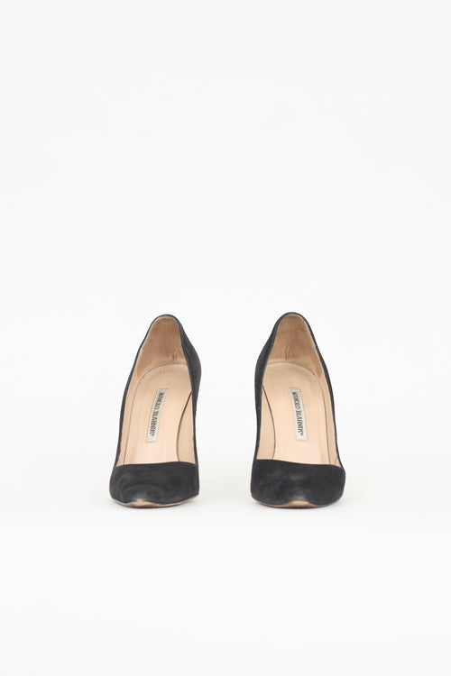Manolo Blahnik Suede BB Pump