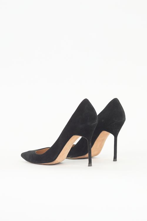 Manolo Blahnik Suede BB Pump