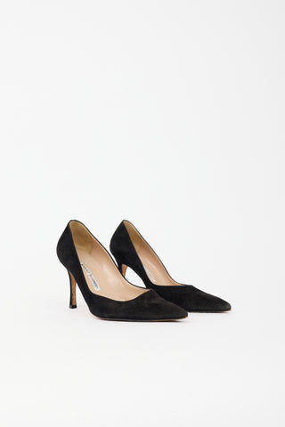 Manolo Blahnik Suede BB Pump