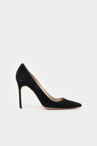 Manolo Blahnik Suede BB Pump