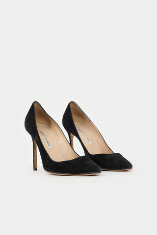 Manolo Blahnik Suede BB Pump