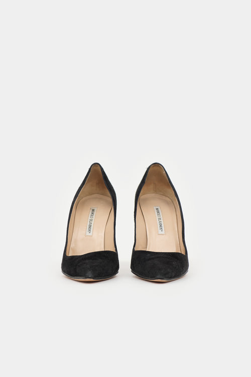 Manolo Blahnik Suede BB Pump