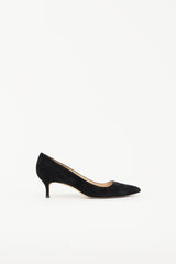 Manolo Blahnik Suede BB Pump