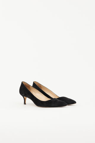 Manolo Blahnik Suede BB Pump