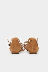 Manolo Blahnik Suede Pointed Sandal