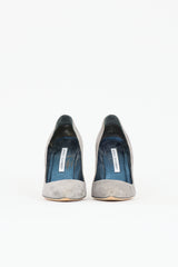 Manolo Blahnik Suede BB Pump
