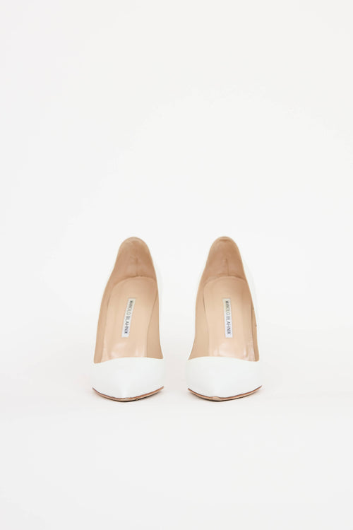 Manolo Blahnik Leather BB Pump