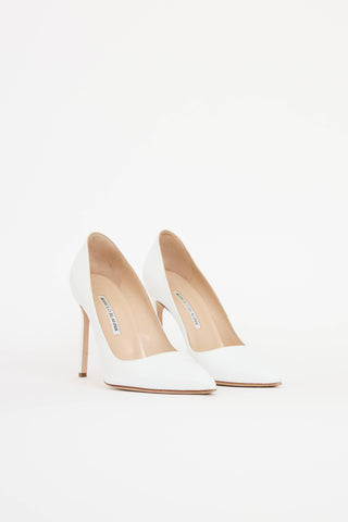 Manolo Blahnik Leather BB Pump