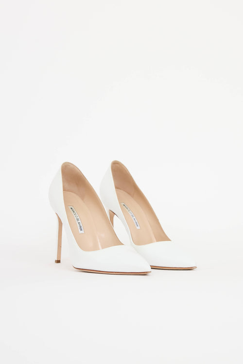 Manolo Blahnik Leather BB Pump