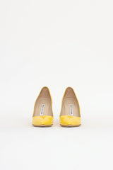 Manolo Blahnik Patent Point Toe Pump