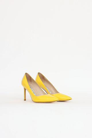 Manolo Blahnik Patent Point Toe Pump