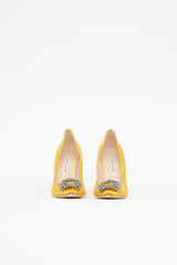 Manolo Blahnik Satin Hangisi Pump