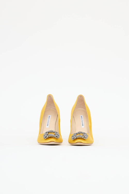 Manolo Blahnik Satin Hangisi Pump