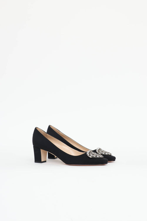 Manolo Blahnik Crêpe De Chine Okkato Pump