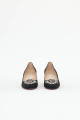 Manolo Blahnik Crêpe De Chine Okkato Pump
