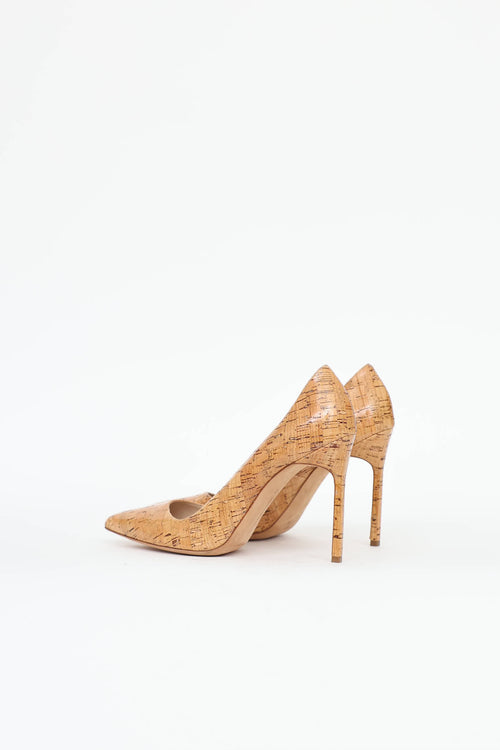 Manolo Blahnik Patent Cork Pump