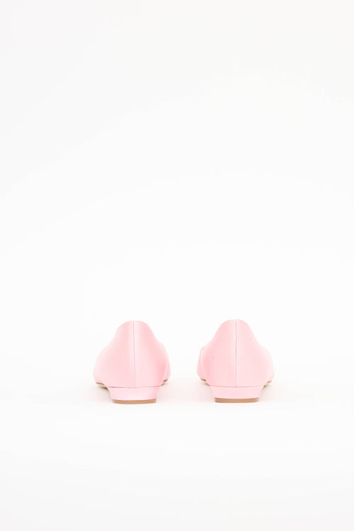 Manolo BlahnikSatin Hangisi Flat