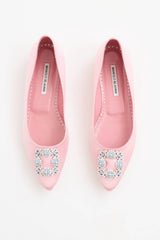 Manolo BlahnikSatin Hangisi Flat