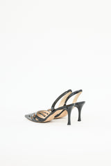 Manolo Blahnik Patent Caged Pump