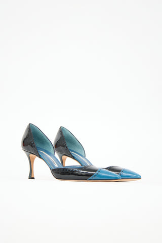 Manolo Blahnik Brogue D'Orsay Pump