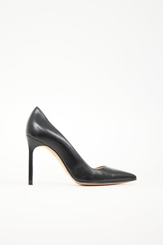 Manolo Blahnik Leather BB Pump