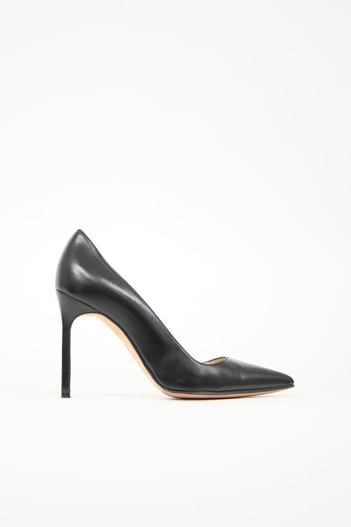 Manolo Blahnik Leather BB Pump