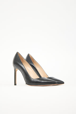 Manolo Blahnik Leather BB Pump