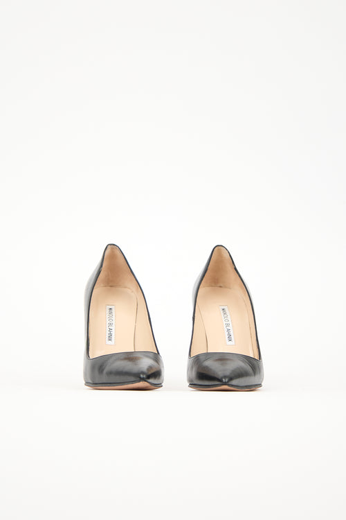 Manolo Blahnik Leather BB Pump