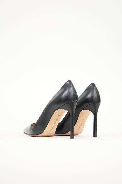 Manolo Blahnik Leather BB Pump